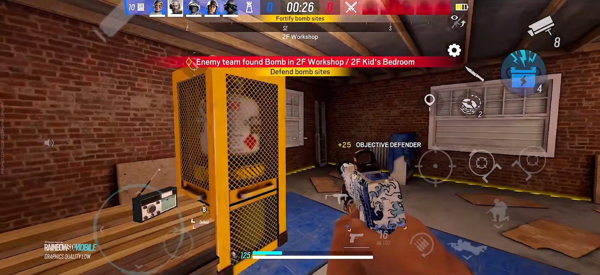 Defender Strategies to Win Rounds