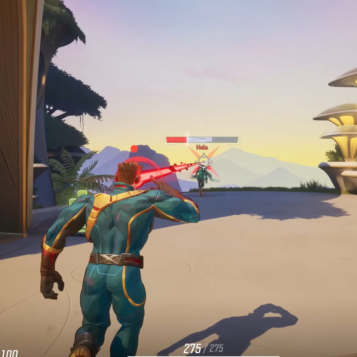 Cyclops using his primary fire in marvel rivals