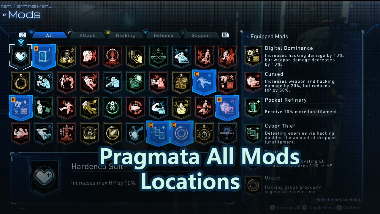 Pragmata | All Mods Locations Guide