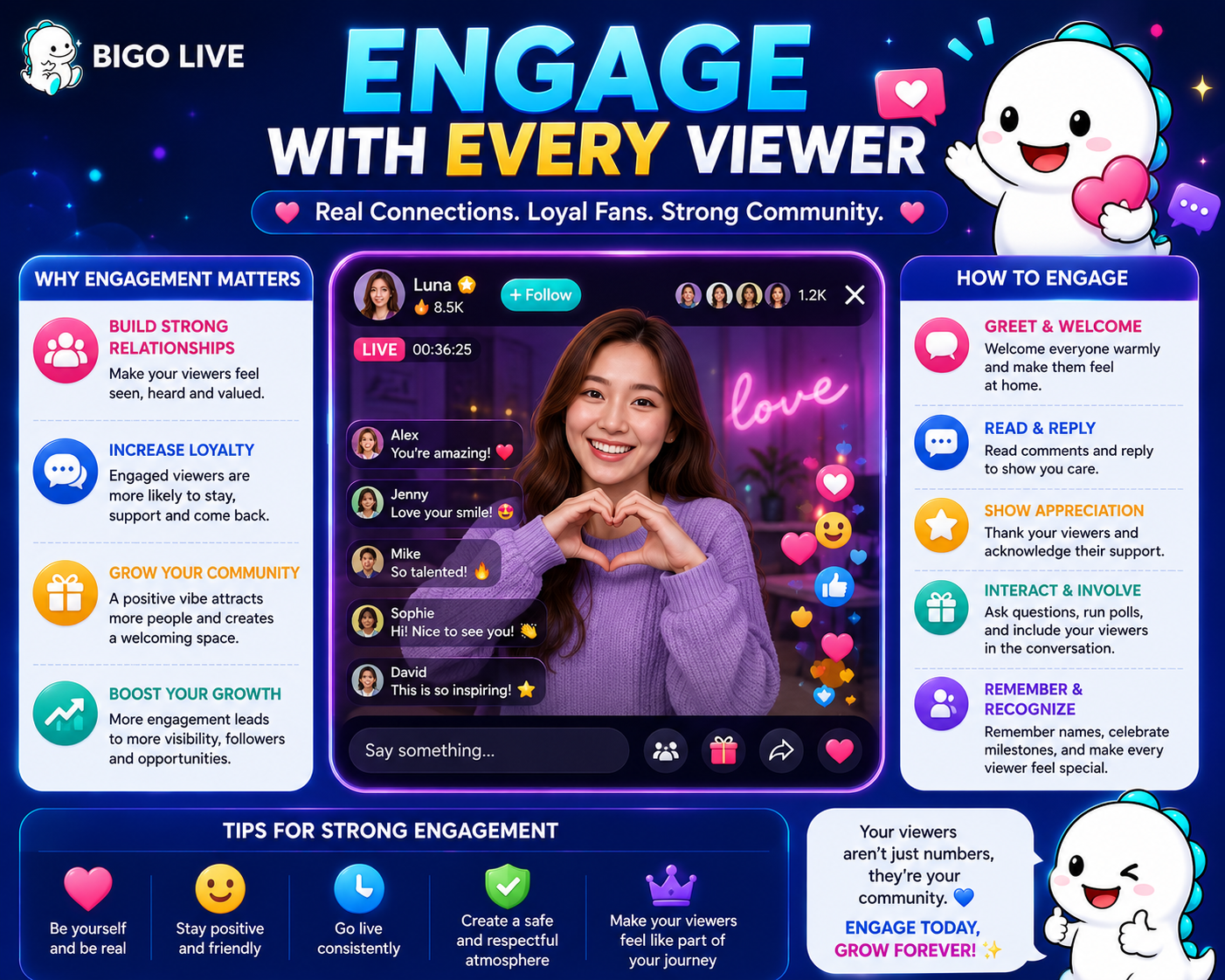 Bigo LIVE Engage With Every Viewer