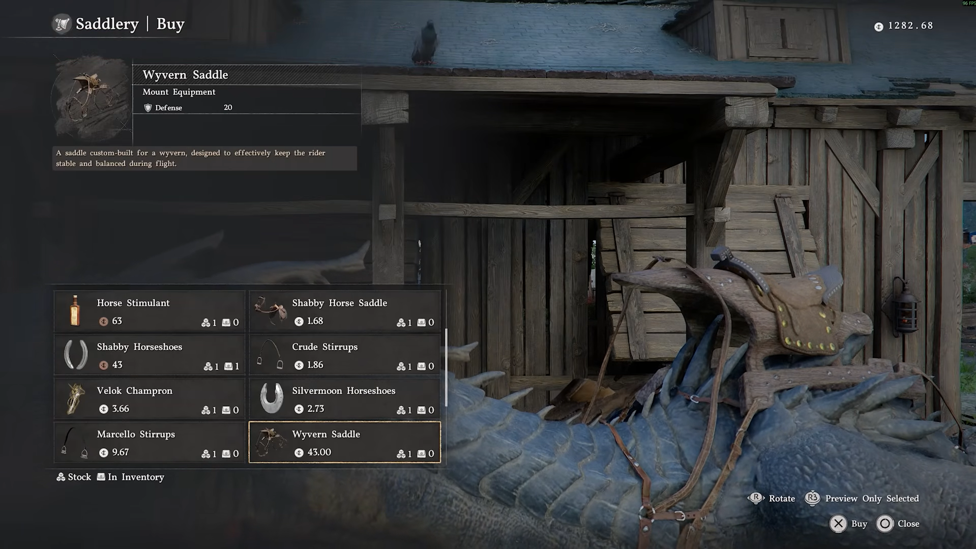 Grow into a Wyvern Mount
