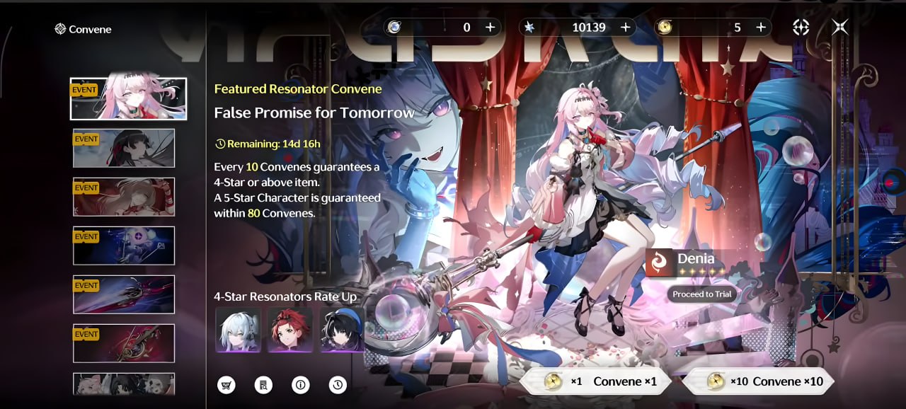 Wuthering Waves Resonator Event Convene