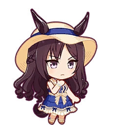 mejiro dober camping chibi image