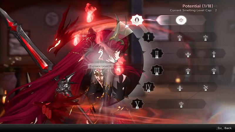 Duet Night Abyss Calamity weapons smelting page