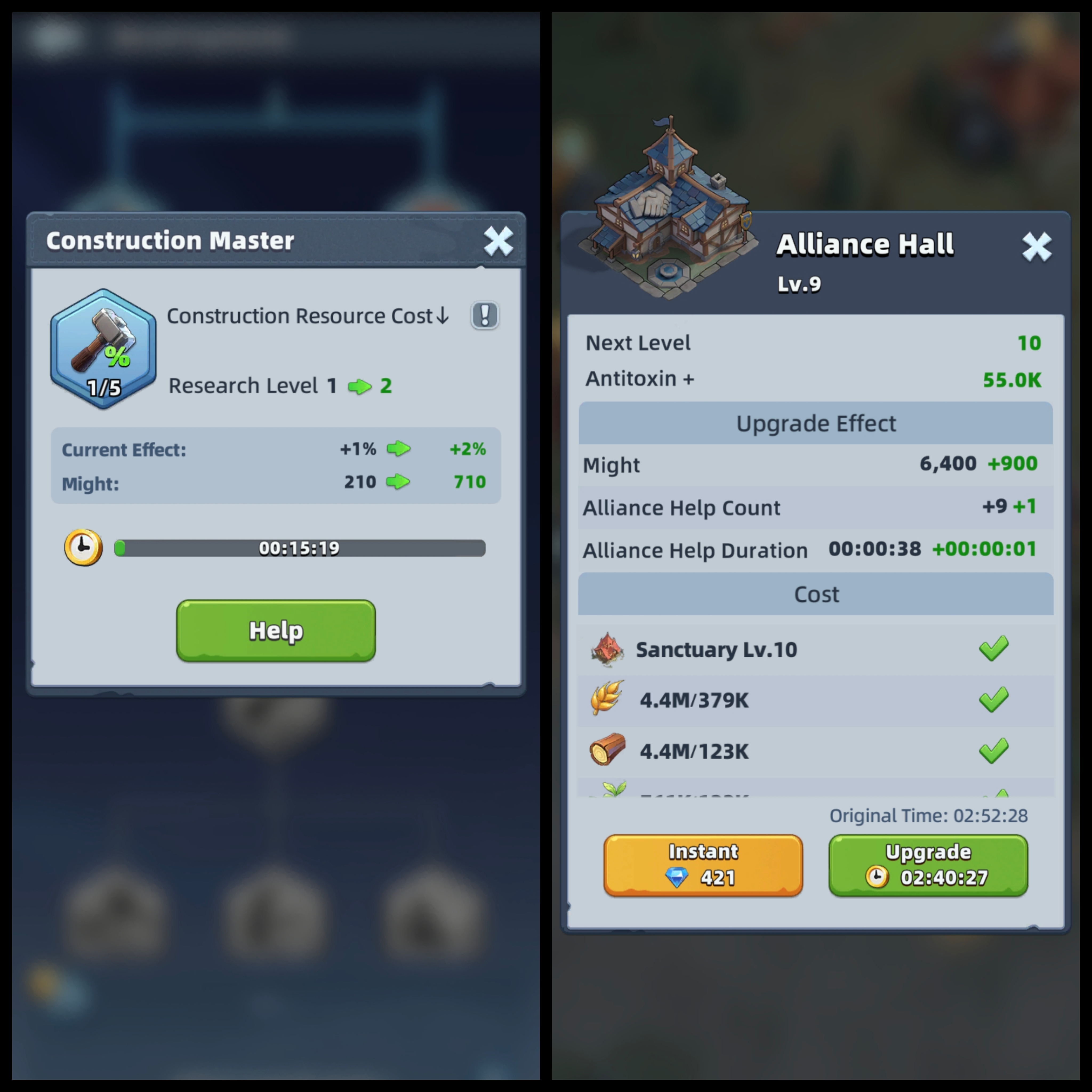 Faster Building & Research