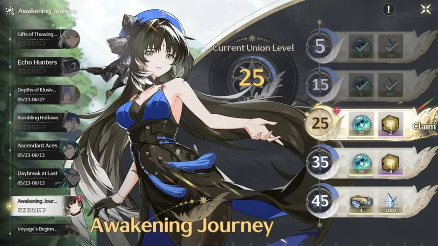 Wuthering Waves Awakening Journey Event C