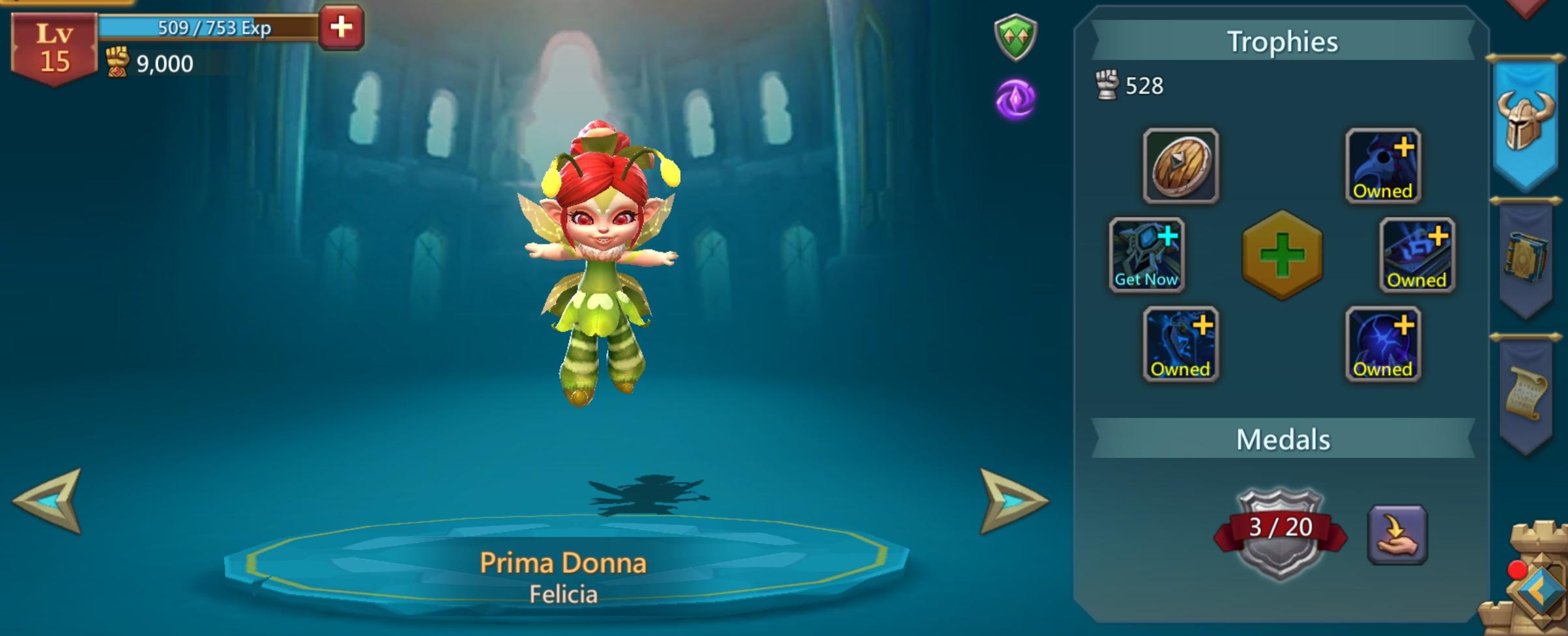 Prima Donna S-Tier hero in Lords Mobile