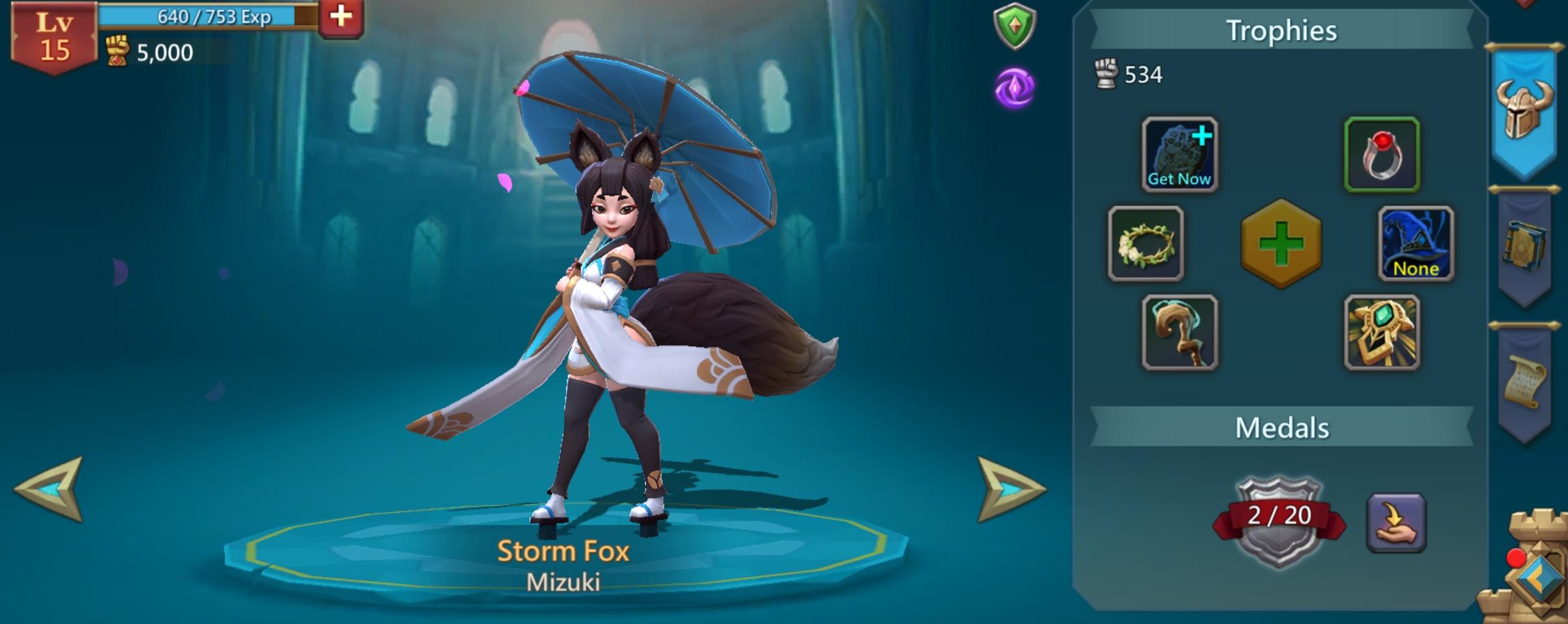 Lords Mobile Storm Fox