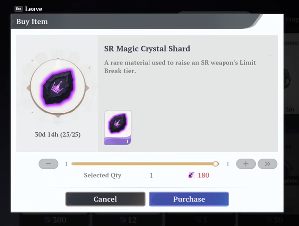 SR Magic Crystal Shard