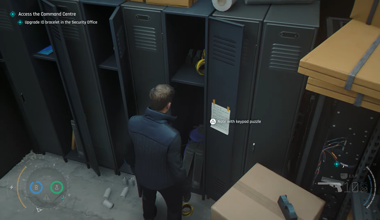 Find the Note for the Archive Door Puzzle