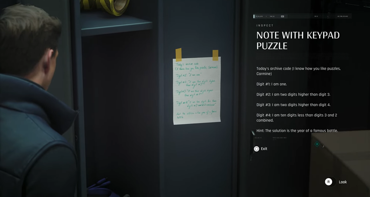 Note for the Archive Door Solution