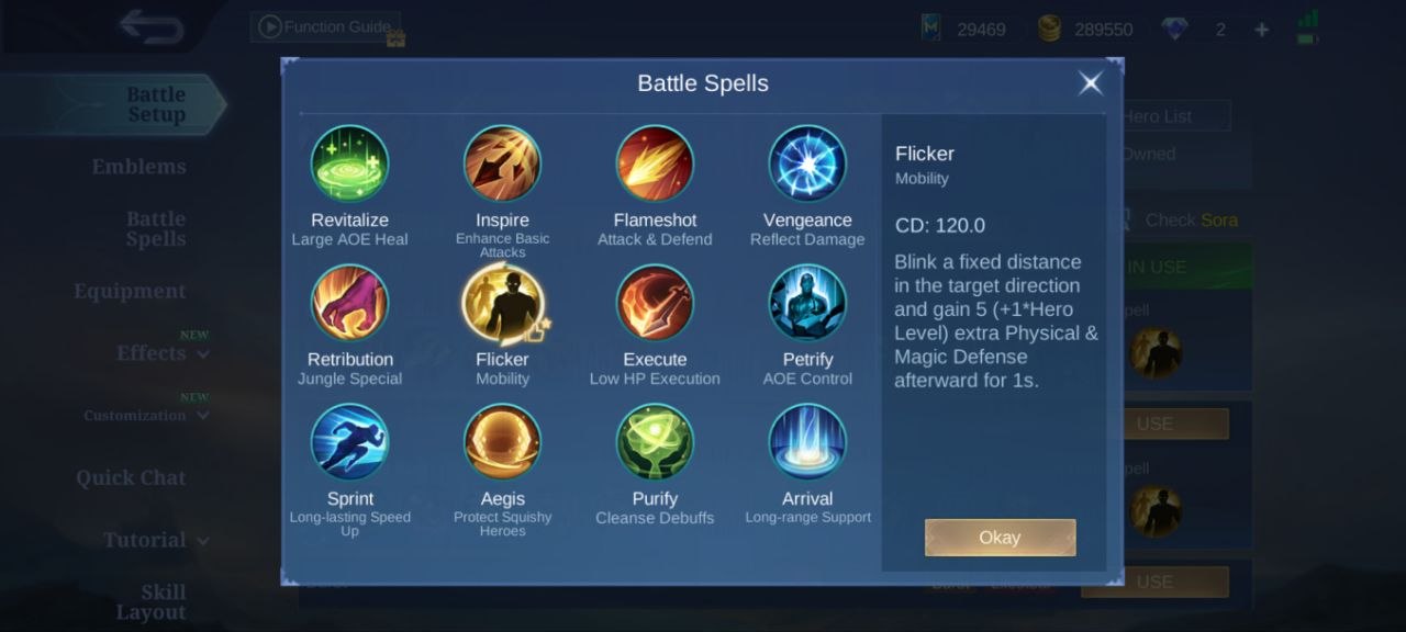 Sora Battle Spells