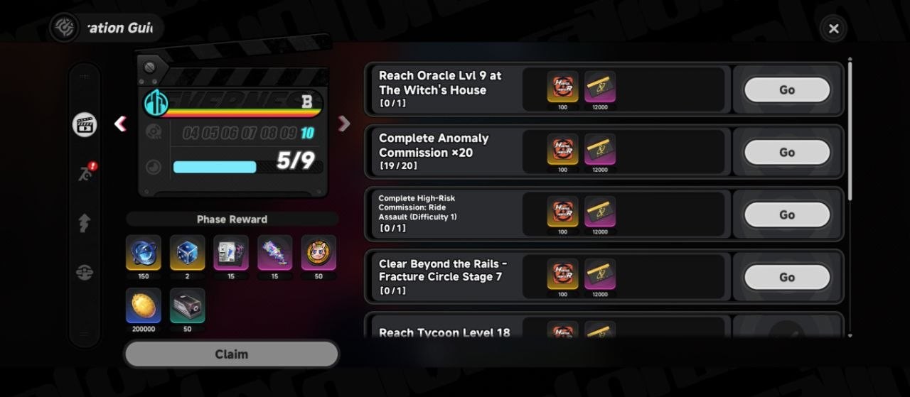 NTE Exploration Guide Task
