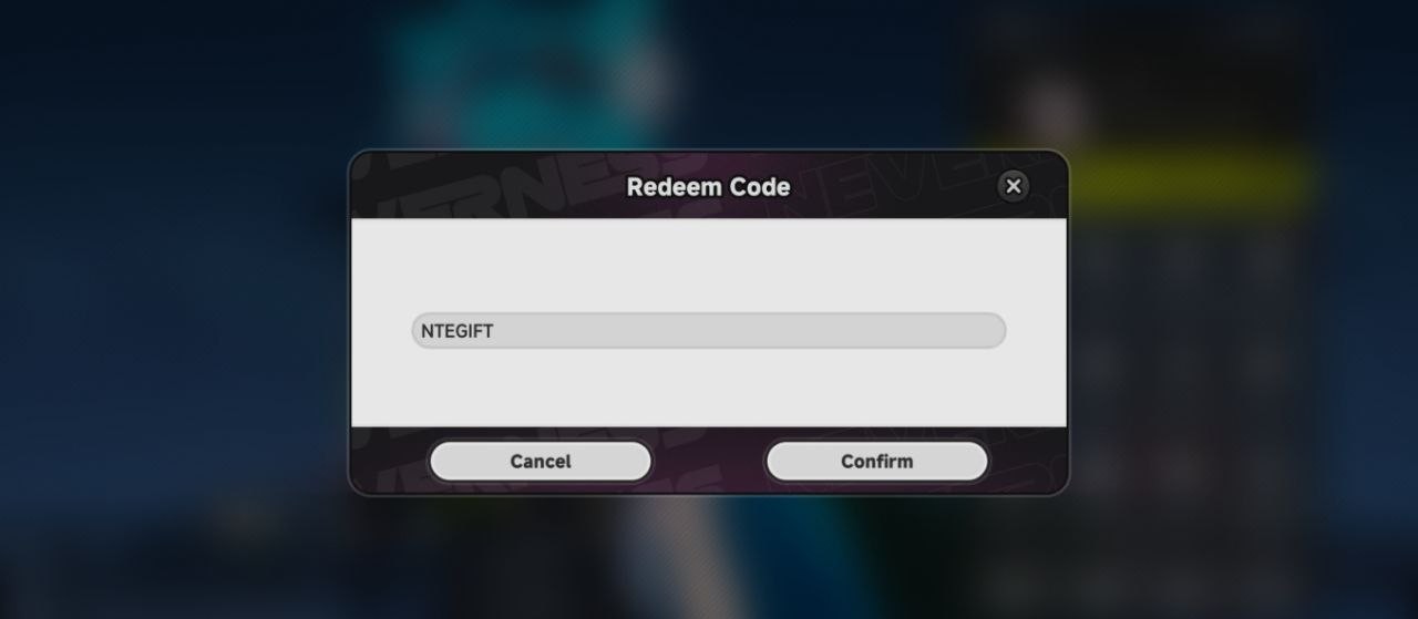 NTE Redemption Code