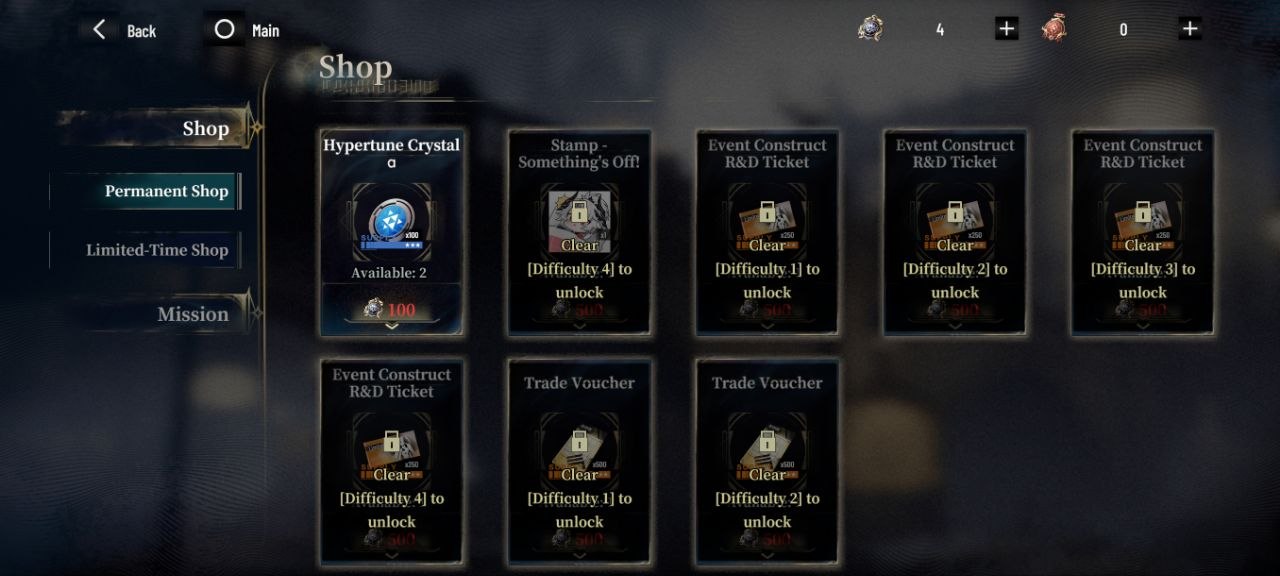 Shrouded Requiem Reward Exchange