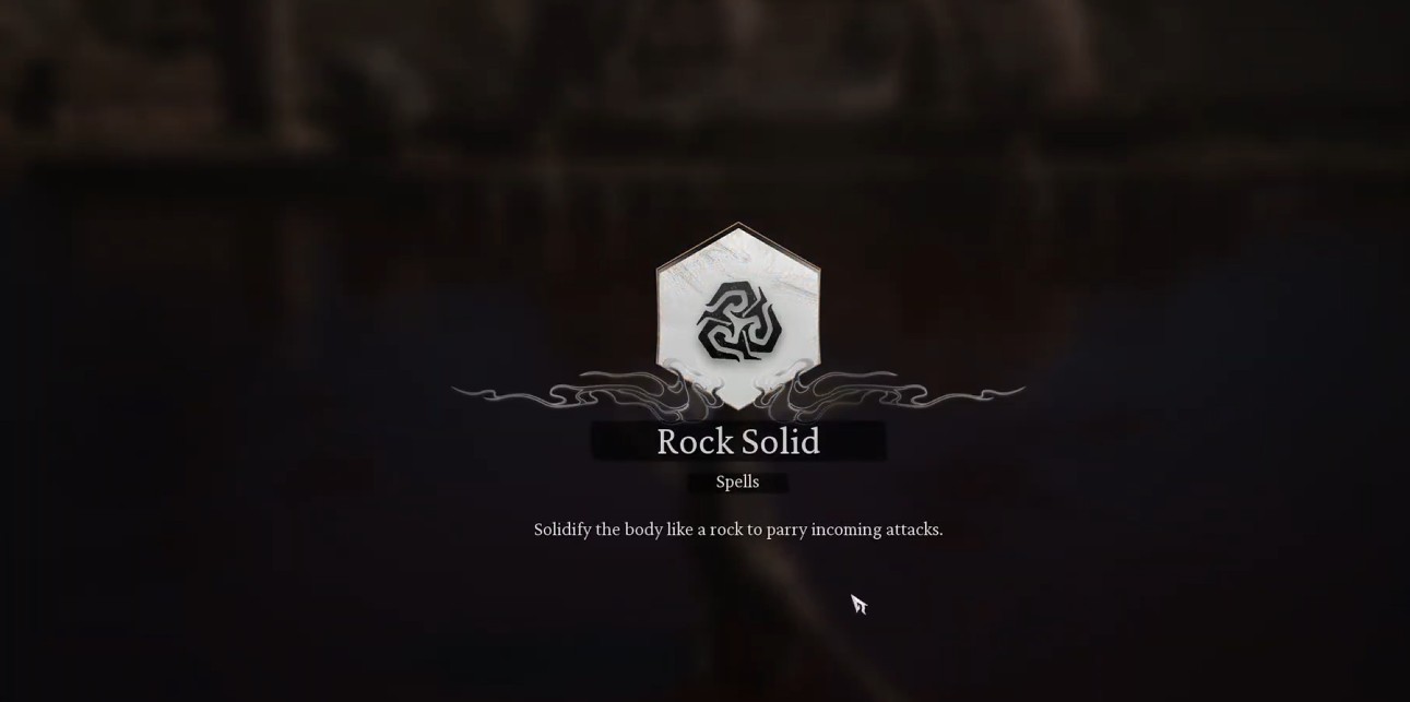 rock solid spell