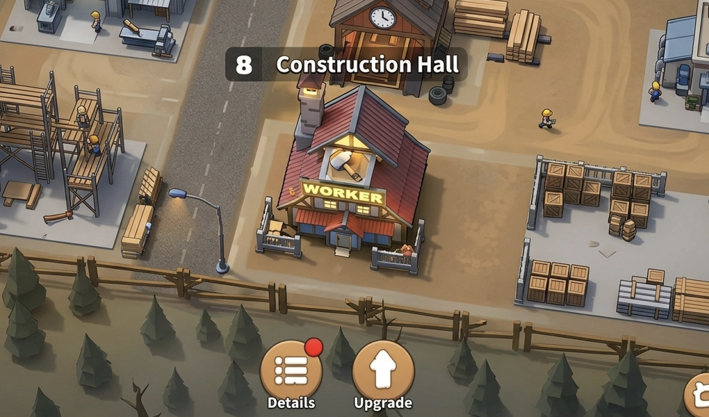 Halle de construction