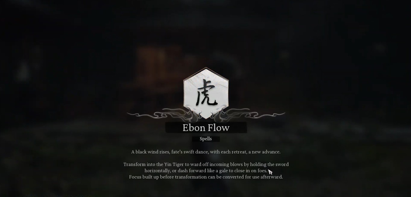Ebon Flow Transformation