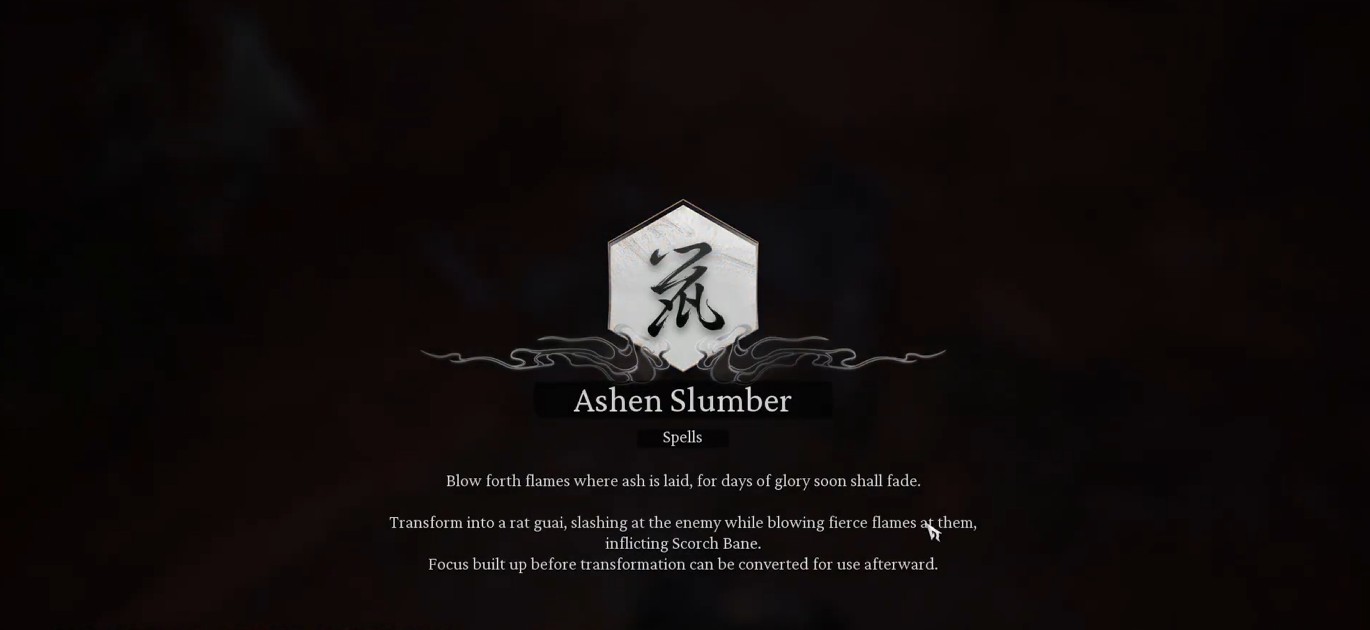 Ashen Slumber Transformation (Rat Guai) Black Myth: Wukong