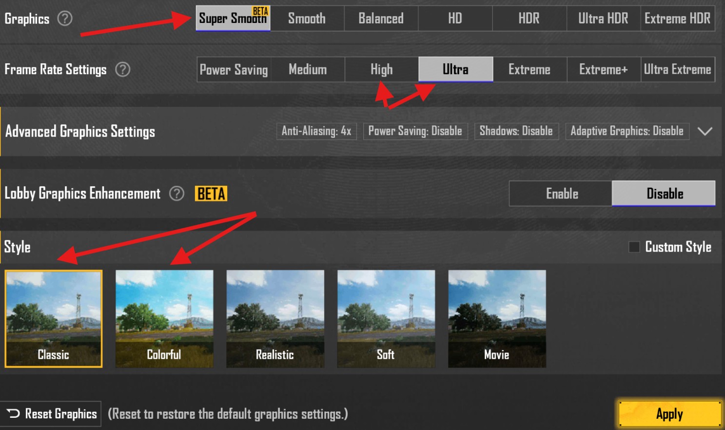 Best PUBG Mobile Graphics Settings for Mid-Range Devices