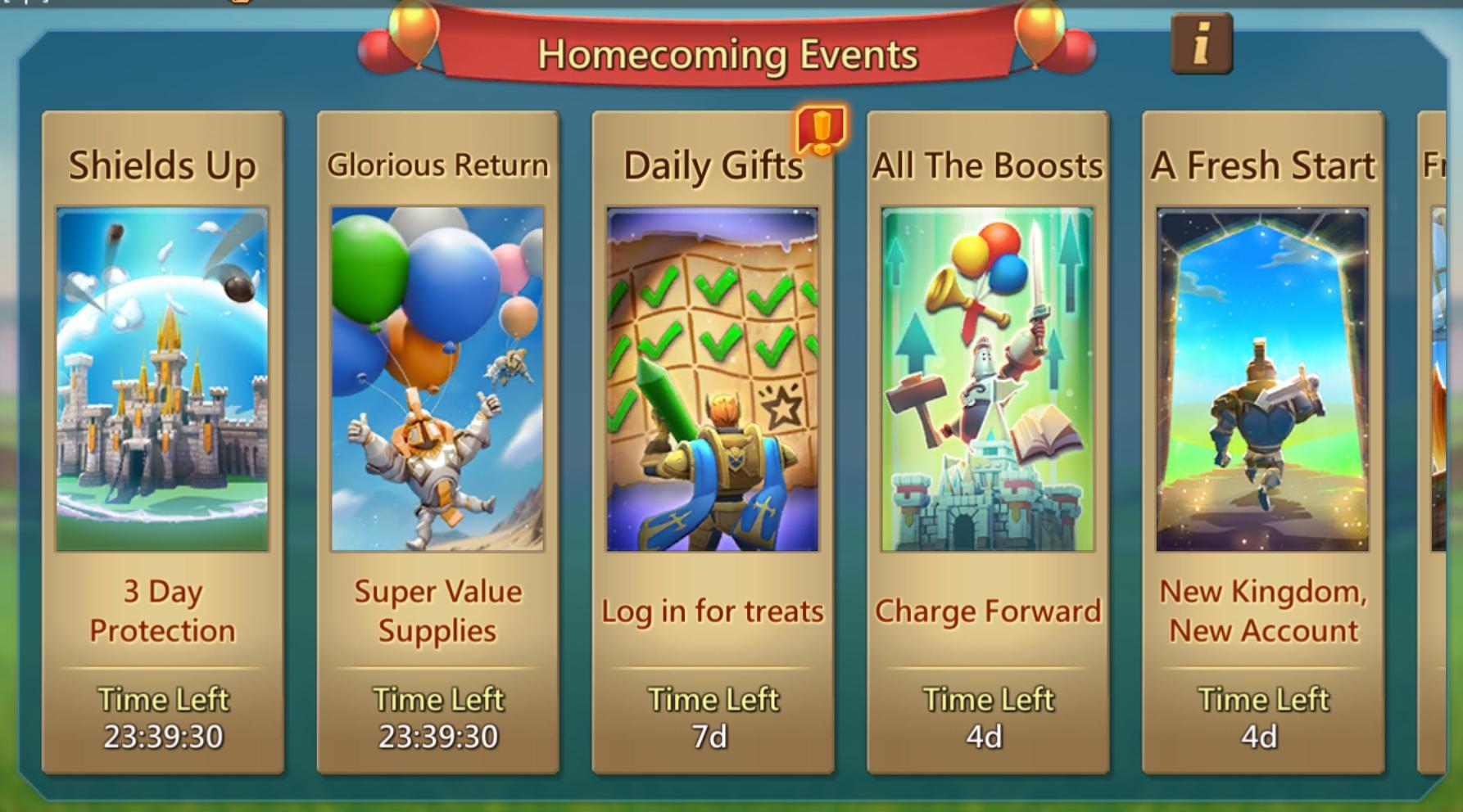 Lords Mobile Homecoming event during IGG 20th Anniversary celebration
