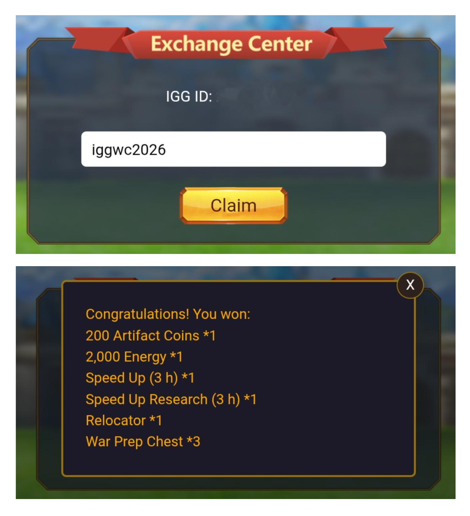 Lords Mobile iggwc2026 redeem code