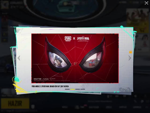Spiderman and PUBG Collab
