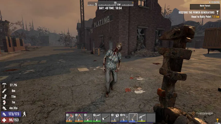7 Days to Die Zombie Fight