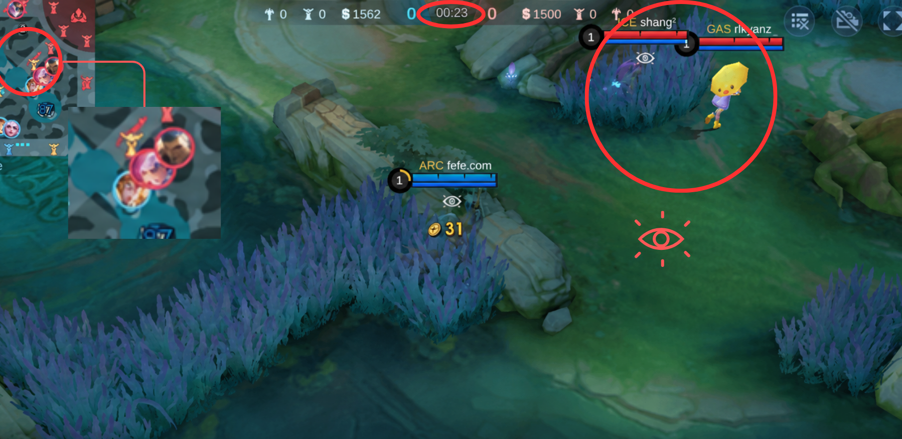 Roam Positioning in early game