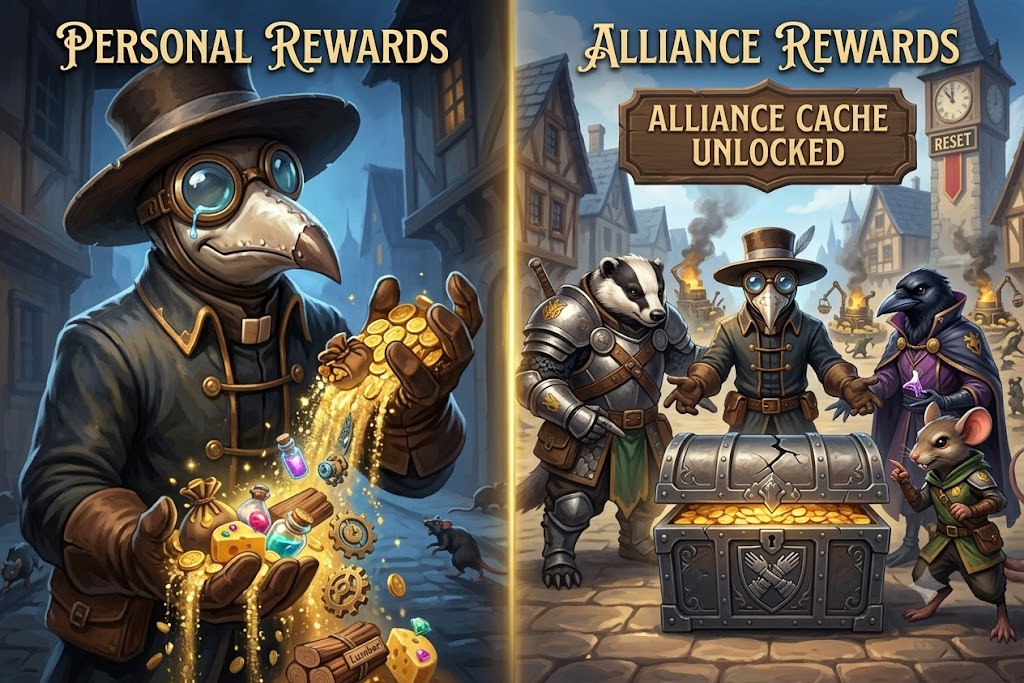 Last Asylum: Plague Personal Rewards vs Alliance Rewards