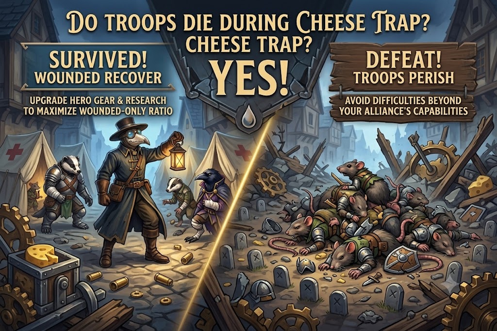 Last Asylum: Plague Troops Die During Cheese Trap
