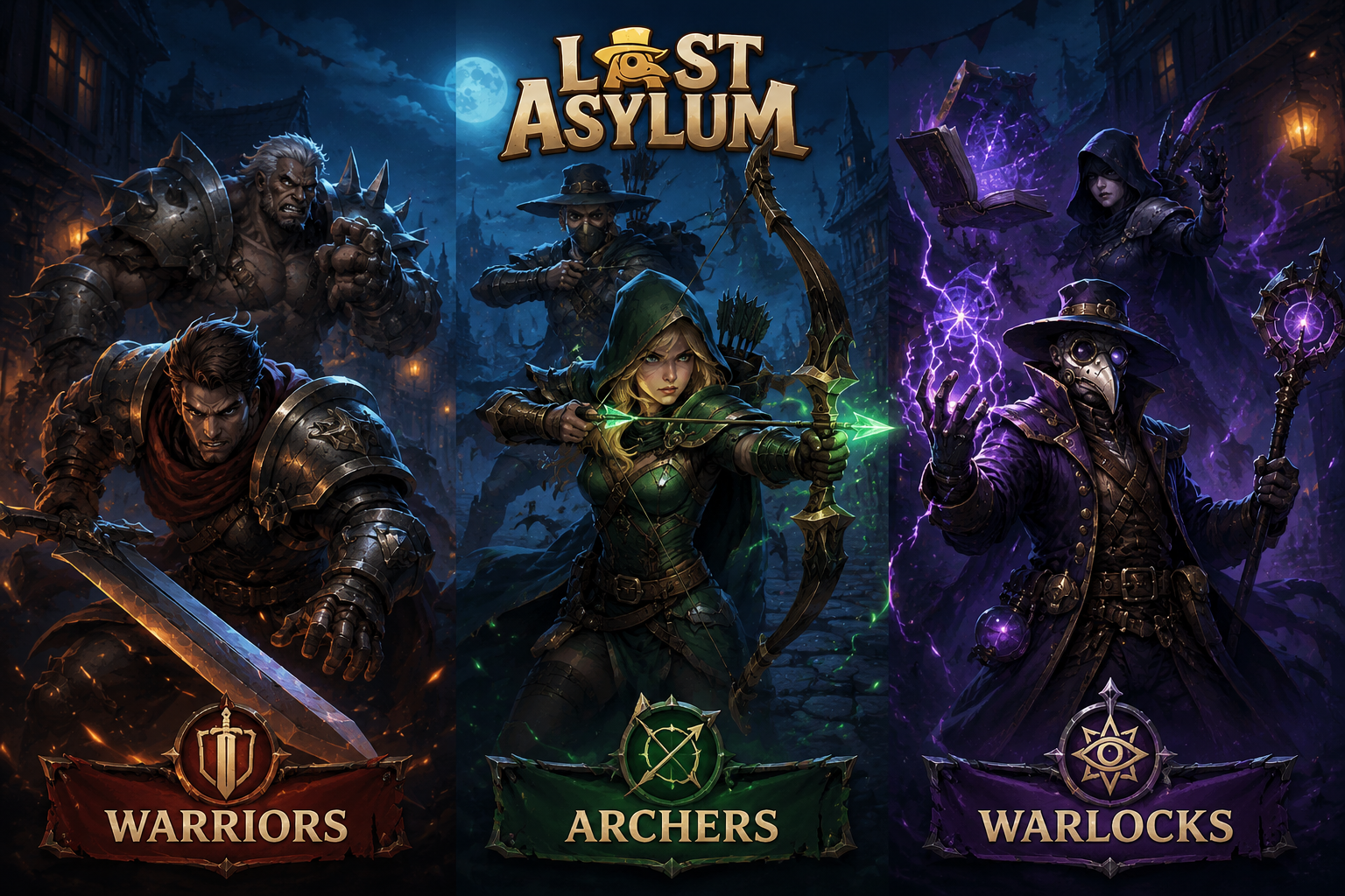 Last Asylum: Hero roles