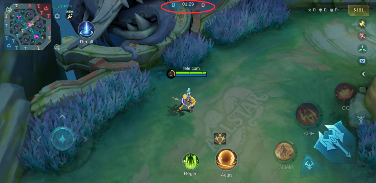 Gold lane Early rotation