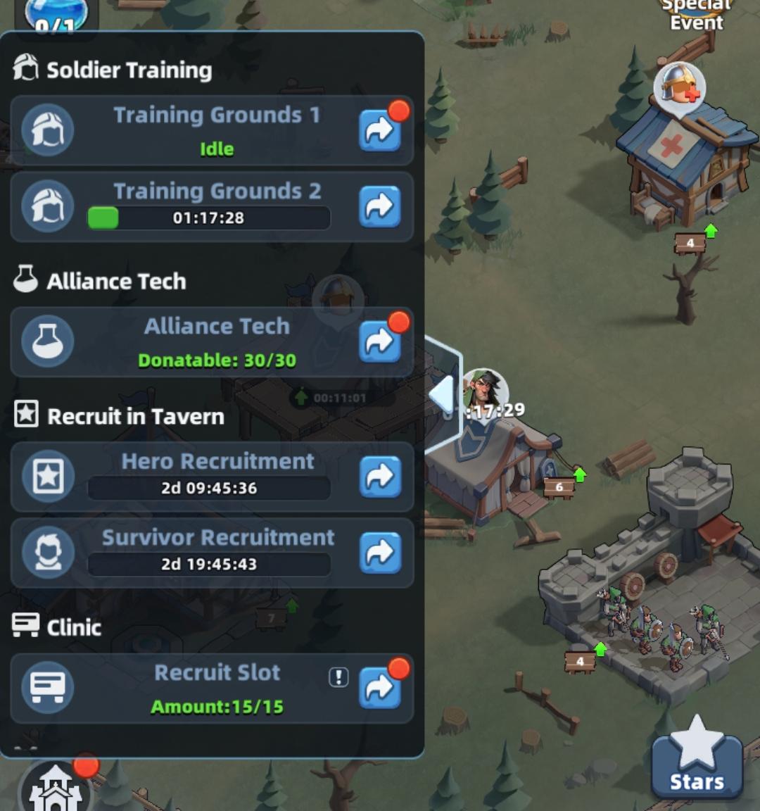 Last Asylum Plague build queue management for continuous base upgrades