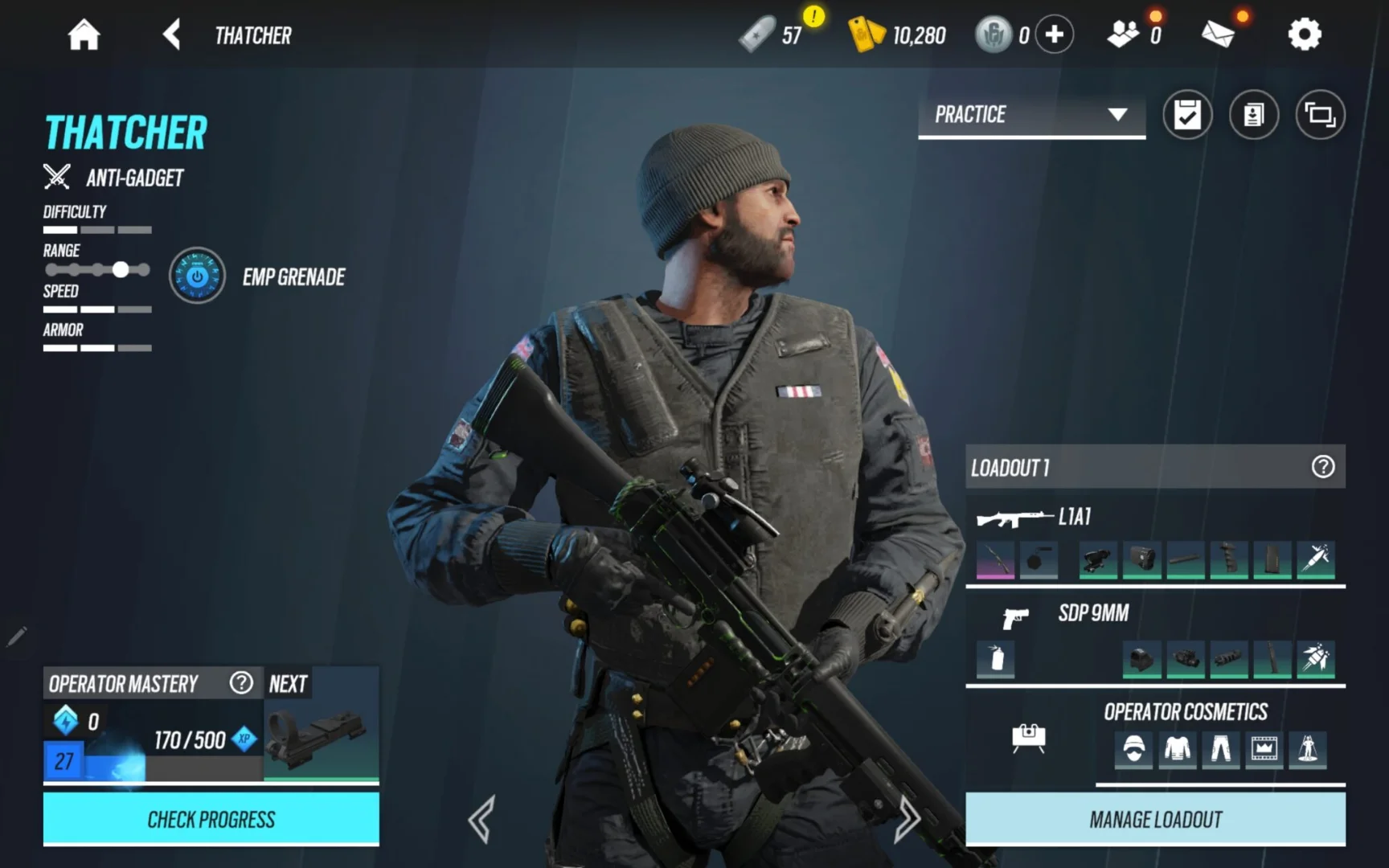 Thatcher Loadout