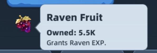 Last Asylum Plague Raven Fruit for Raven EXP and level upgrades