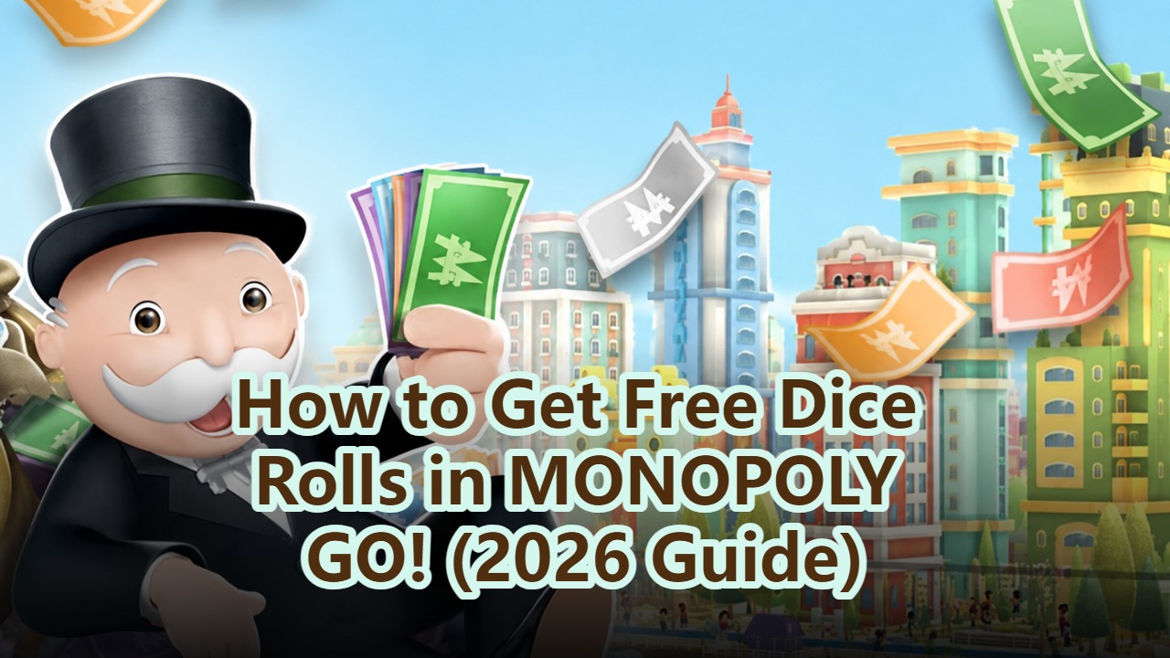 How to Get Free Dice Rolls in MONOPOLY GO! (2026 Guide)