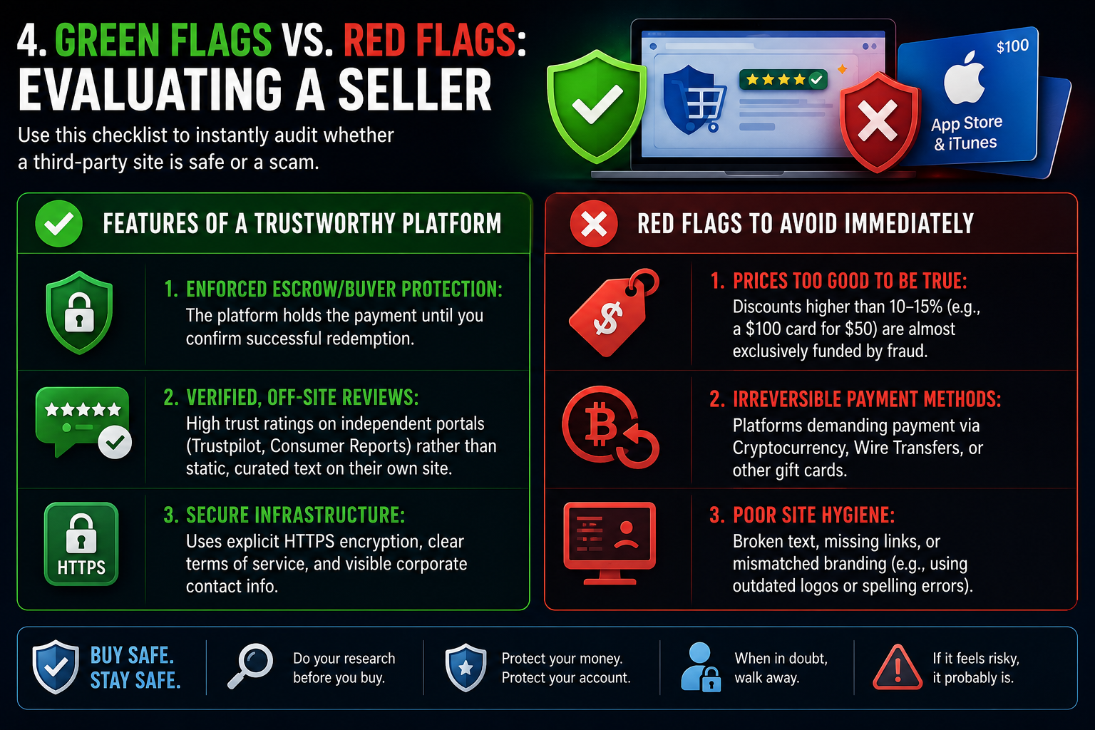 Green Flags vs. Red Flags: Evaluating a Seller