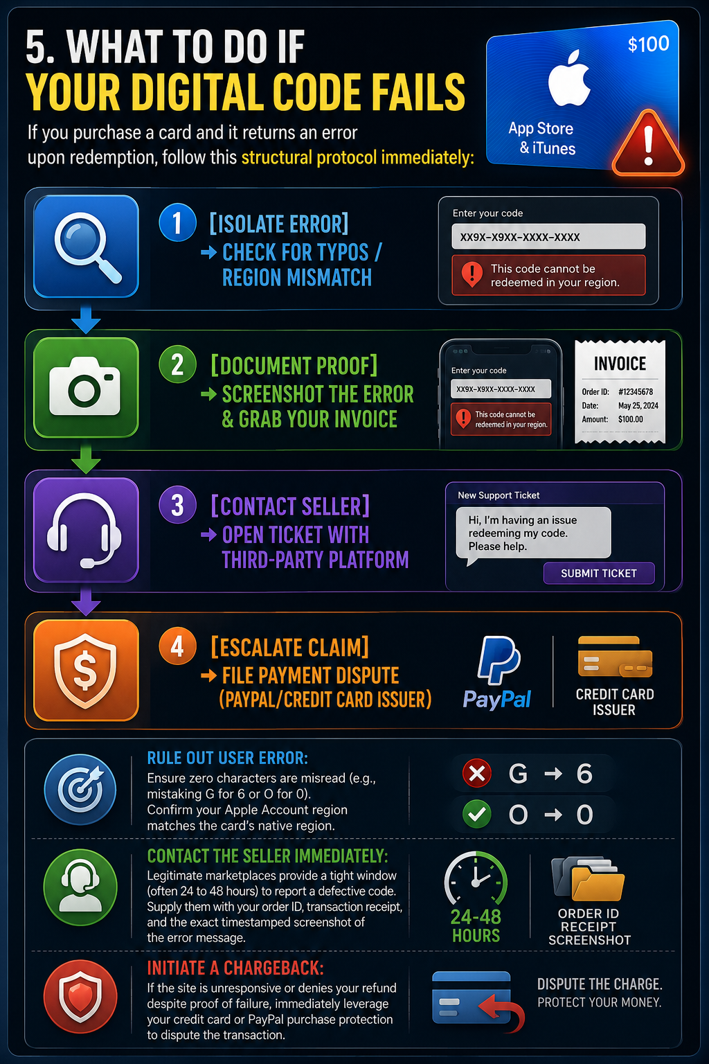 What to Do If Your Digital Code Fails