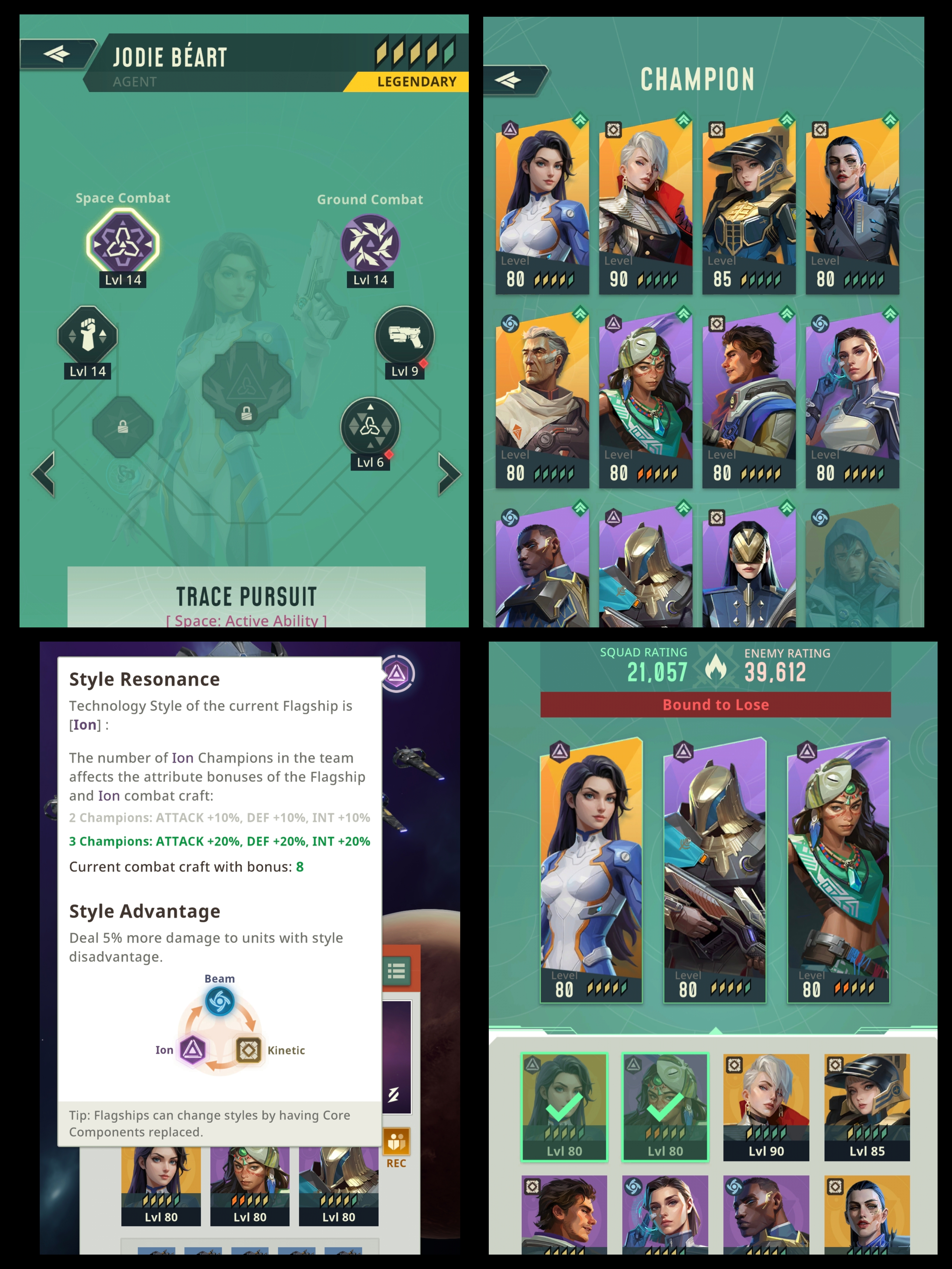 Master Formation Order and Champion Synergy