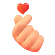 TikTok gift finger heart