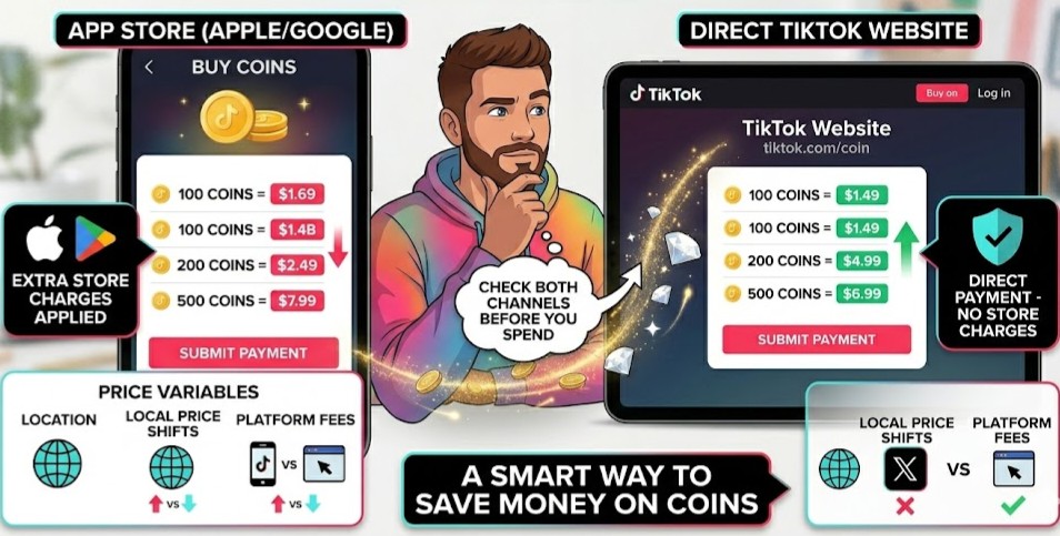 TikTok gift save money