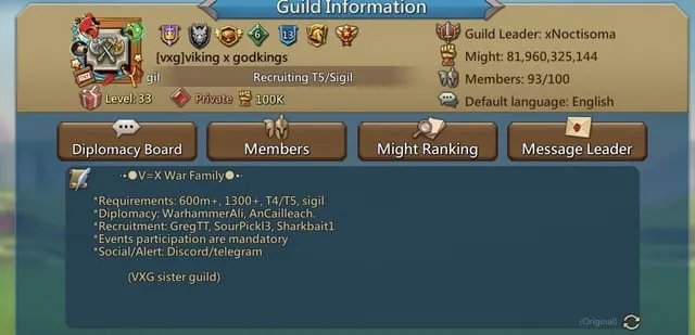 Lords Mobile Guild