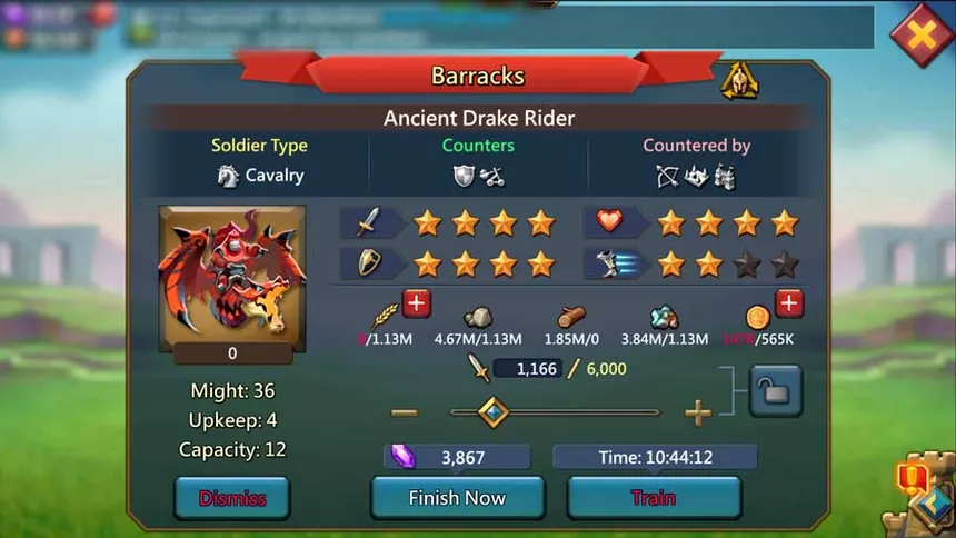 Lords Mobile T4-Cavalry