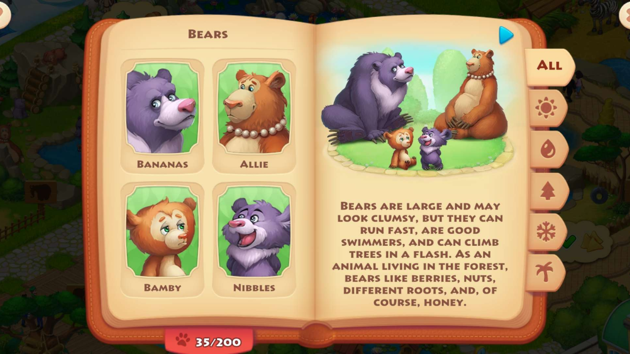 Township Completed Bear family showing all 4 animals in the enclosure
