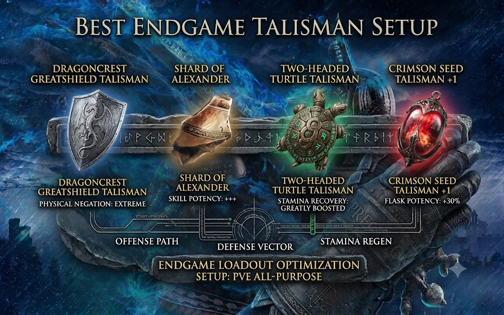 Best Endgame talismnan setup