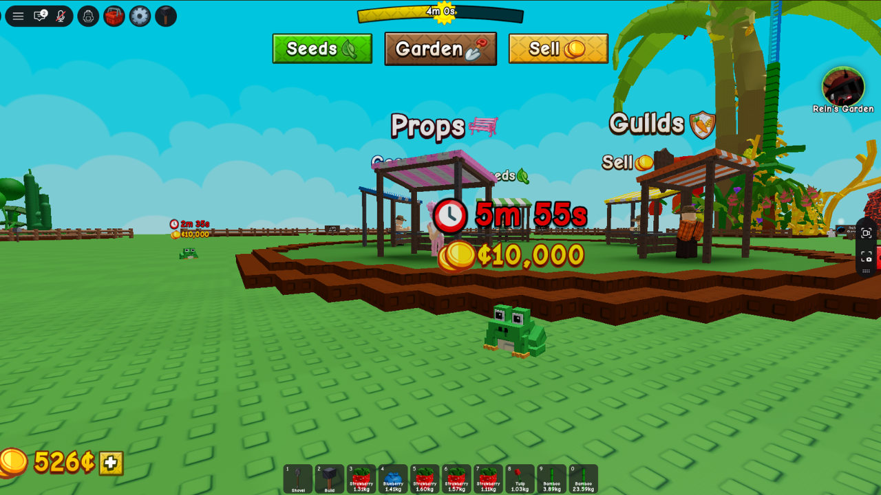 Grow a Garden 2 Ingame Showing Pet