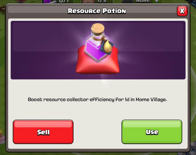 Resource Potion