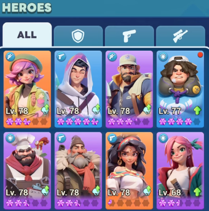 Tiles Survive F2P guide focusing on the best heroes to upgrade first