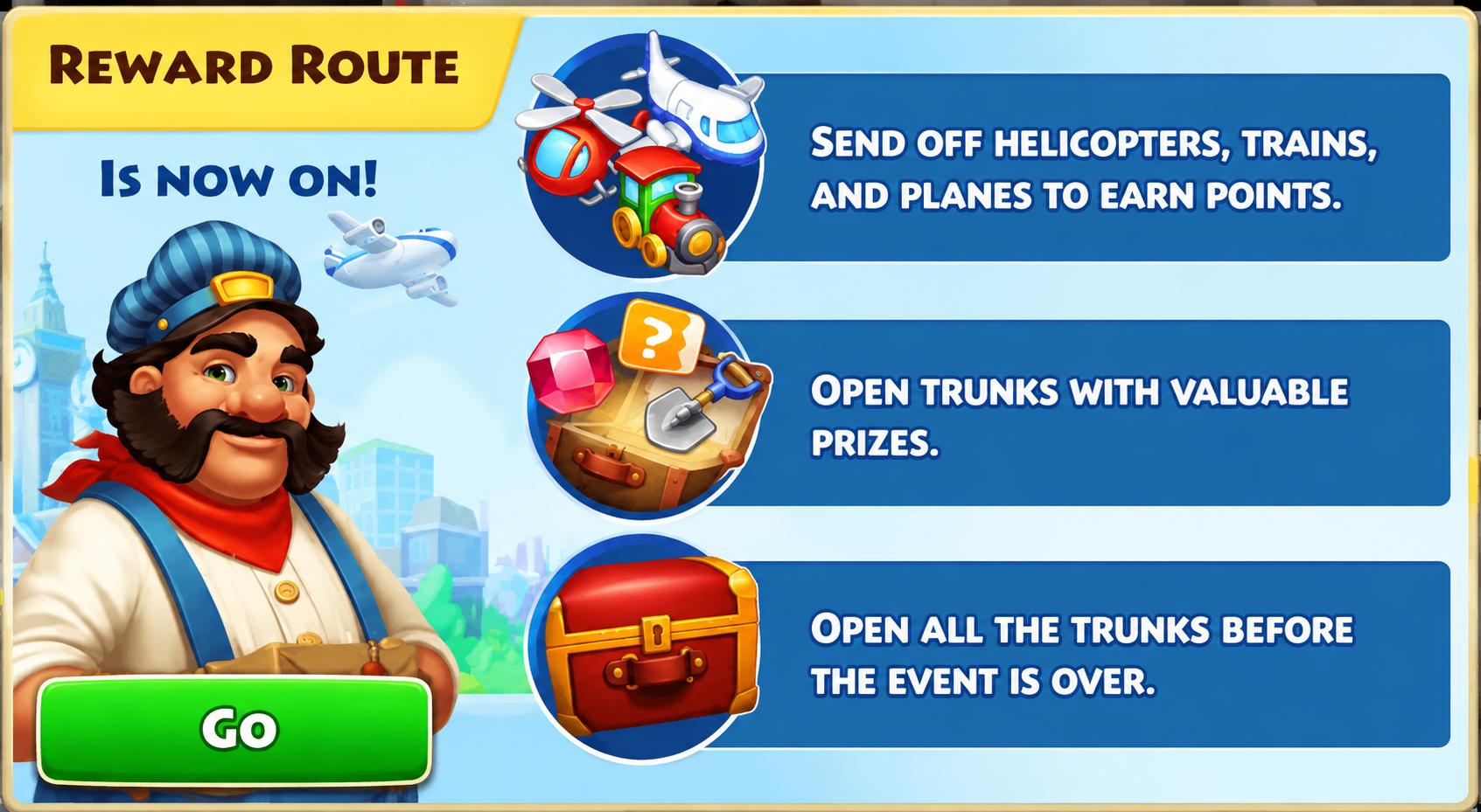 Rewards Do Trains
